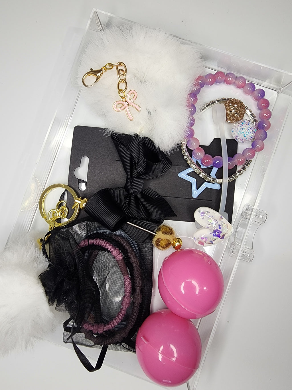 Keychain, Pop ball & Box surprise bundle